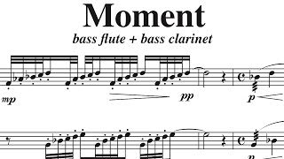 Moment bass flute  bass clarinet by David Bennett Thomas [upl. by Bezanson]