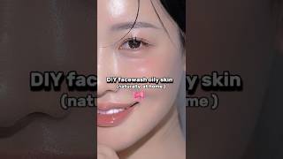 Homemade face wash oily skin 🎀aesthetic facewash diy [upl. by Farlay]