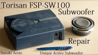 Torisan FSPSW100 Active Subwoofer Simple Fix  Repair [upl. by Oirram]