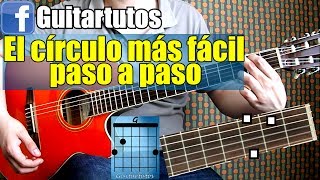 Como tocar el Círculo de Sol en guitarra acústica Fácilsin cejilla [upl. by Dempster2]