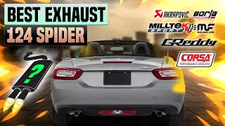 Abarth 124 Spider Exhaust Sound 14L L4 🔥 StockUpgradeGoodwinModifiedTunedStraight PipeTurbo [upl. by Zebulon]