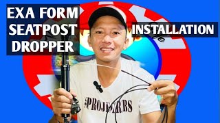 PAANO MAG INSTALL NG EXA FORM SEATPOST DROPPER  BUDGET GOOD QUALITY SEATPOST DROPPER  PROJECTREBS [upl. by Frodine28]