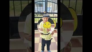 Yellow yellow dirty fellow 🟡💛 yellow day 💛craft yellow activity youtubeshorts SushmithaArjun [upl. by Nalac201]