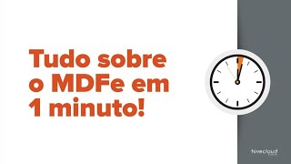 O que é MDFe Quem deve emitir o Manifesto [upl. by Kerianne]