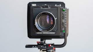 Xenotar 150mm F28 lens on a 4x5 Linhof Technikardan camera [upl. by Aicyla]