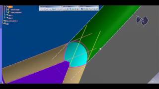 Class A Surface Corner  Alternate Method Catia V5  Catia V6 [upl. by Orsa855]