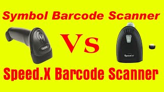 Symbol barcode scanner Vs Speed X barcode scanner [upl. by Trimble444]