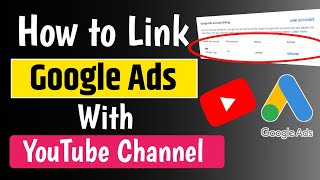 Google Ads Account Linking Youtube 2023  How To Link Google Ads With Youtube [upl. by Shurlock]