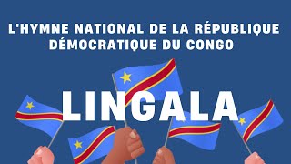 « Telema mwaa Congo »  L’hymne national « Débout congolais » en Lingala [upl. by Odnamla]