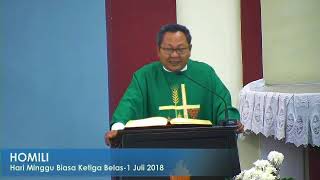 Percaya itu Melampaui Akal Budi Misa 1 Juli 2018 Romo Didik [upl. by Enyala]