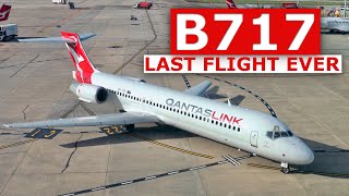 Onboard the LAST EVER QantasLink Boeing 717 flight [upl. by Benedic774]