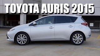 Toyota Auris 2015 12 CVT ENG  Test Drive and Review [upl. by Isla377]