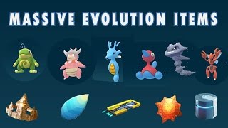 Massive Evolution Items Pokemon Go [upl. by Guria]