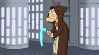 family guy Star wars lightsaber fight scene 🤣🤣🤣🤣 [upl. by Persas]