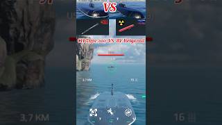 CH Type 100 VS RF Belgorod Rocket  Modern Warships modernwarships mw worldofwarships submarine [upl. by Rabbaj886]