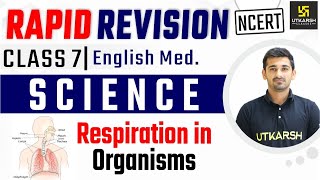 Chapter  10 Respiration in Organisms  Science  Class 7  Rapid Revision  Ajit Sir [upl. by Willa]