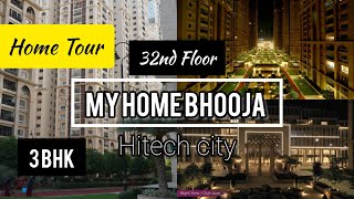 Touring My Home Bhooja  3 BHK For Sale  32nd Floor  Hitech City Hyderabad  Fit Indian Realtor [upl. by Evan]