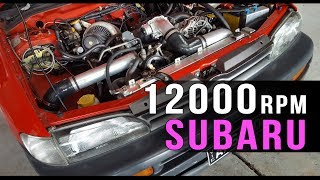 The 12000rpm Subaru called Betty 😲  Built by GotitRex [upl. by Alesi277]