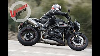 2018 Triumph Speed Triple RS First Ride Review  Ultimate Motorcycling [upl. by Pilif570]