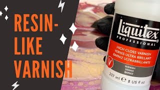 GLASSLIKE VARNISH TECHNIQUE  HOW TO get RESIN LOOK without RESIN  Tips amp Tricks [upl. by Alcina]