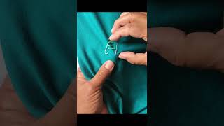 Hidden stitches by hand How to do Hidden stitch Tutorial for beginners Sewing hack [upl. by Cud]