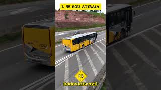 LINHA 55 sou Atibaia BR 381 Fernão Dias Km 41 rodoviabrazil short shorts urbano [upl. by Hardunn]