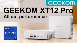 Introducing the GEEKOM XT12 Pro Your Ultimate i9 Mini PC [upl. by Ecirahc]