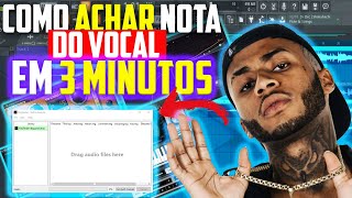 Aprenda achar a nota do vocal em 3 minutos usando o KeyFinder [upl. by Eednac450]