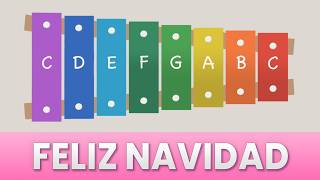 Feliz Navidad  Easy Xylophone Tutorial [upl. by Jasper]