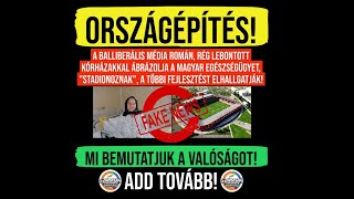 Országépítés  amit eltitkolnak a balliberális álhírgyártó pártok és médiájuk [upl. by Anivle]