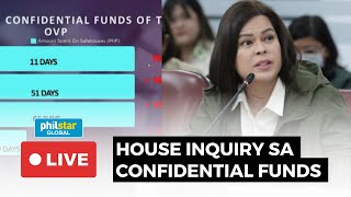 LIVE House panel resumes inquiry on the alleged misuse of funds of Vice President Sara Duterte [upl. by Moscow]