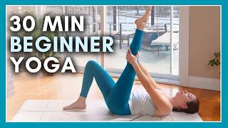 30 min Beginner Yoga  Gentle Stretch amp Flow Yoga [upl. by Takashi]