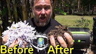 How to Turn Shredded Paper into Compost Garden Plant Food [upl. by Boyce]