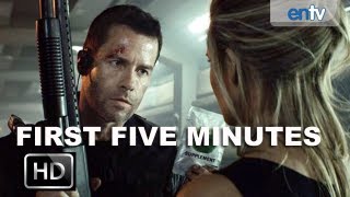 Lockout Movie Preview HD First 5 Minutes Guy Pearce and Maggie Grace Escape Prison ENTV [upl. by Clem]