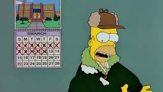 The Simpsons  Lousy Smarch Weather [upl. by Leugim516]