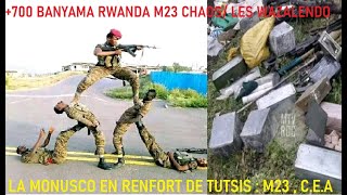 1210 LES WAZALENDO FRAPPENT FORT  700 TUTSIS DU M23 EN CHAOS MONUSCO EN RENFORT DU M23 RWANDAIS [upl. by Donelu337]