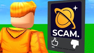 This roblox scam is disguised as a real game [upl. by Eletnahs]