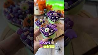 Mousse de bruja 🧙🏻‍♀️ halloween recetasdepostres receta [upl. by Kerrie]