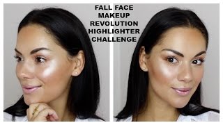 FULL FACE MAKEUP REVOLUTION HIGHLIGHT CHALLENGE [upl. by Dyal]