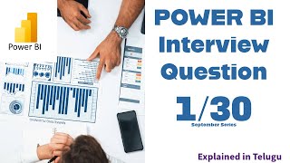 Power BI Interview Question Series  Explained in Telugu  130  Power BI Interview Question 130 [upl. by Rhine]