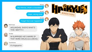 haikyuu texts  whats a tsundere 1 [upl. by Lothario]