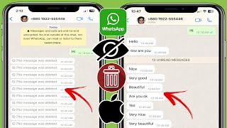 Comment voir les messages supprimés WhatsApp sur iPhone  Récupérer les messages WhatsApp supprimés [upl. by Anika]