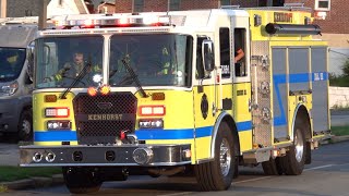 Kenhorst Fire Company New Engine 691 Responding 82021 [upl. by Vinn]