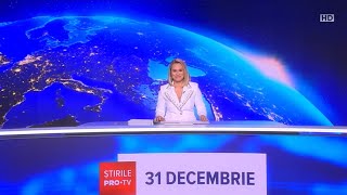 ȘTIRILE PRO TV  31 Decembrie 2023  INTRO amp OUTRO  CU ANDREEA ESCA [upl. by Docilla]