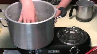 How to Melt Wax for Homemade Candle Making [upl. by Iphlgenia39]