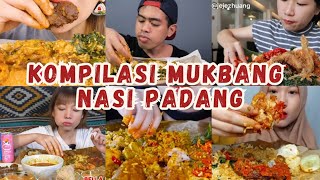 KOMPILASI MUKBANG NASI PADANG  NASI PADANG MUKBANG COMPILATION [upl. by Settle191]