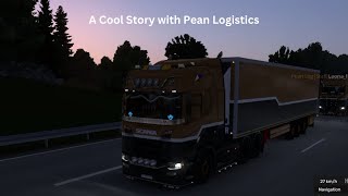 A COOL STORY WITH PEAN LOGISTICS ETS2MP CONVOY FULL RECORDING [upl. by Panther]