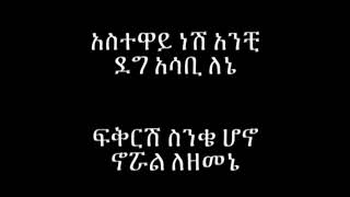 Shewandagne Hailu Meche Eresahush Lyrics [upl. by Aneeb579]