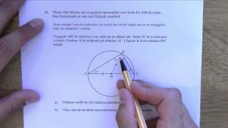 Matematik 2c  Lösning av det nationella provet vt2012 del 2 [upl. by Llenyt]