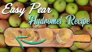 How to Make a 65 Pear Session Mead Hydromel at Home [upl. by Tremann]